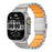 Titanium Orange Magnetic Titanium-style Watch Band Compatible With Apple Watch Series On Sale