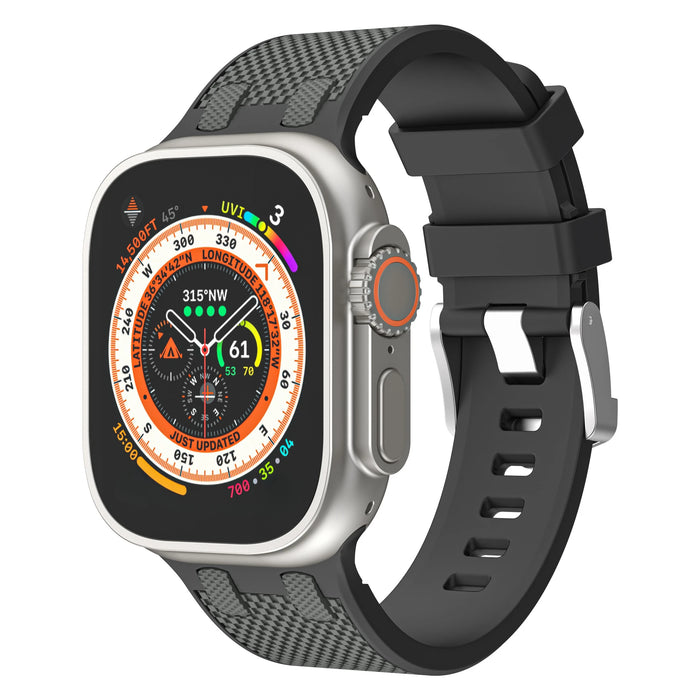 Carbon Fiber Pattern Sport Watch Band On Sale