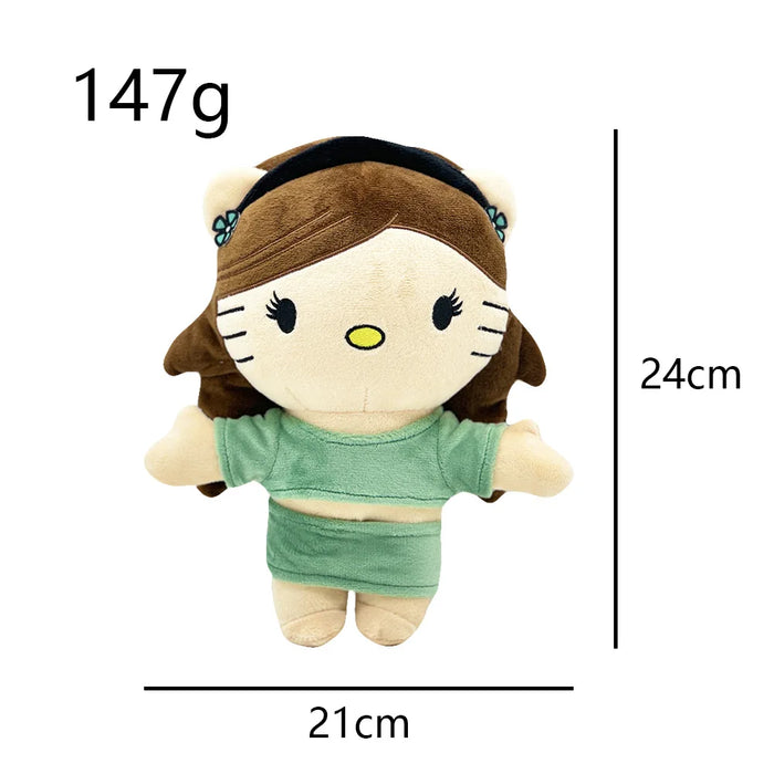 Hello Kitty Rapper Figure Icons Hiphop Fashion Fans Stuffed Soft Plush Toy Dolls Collection On Sale
