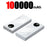 100000 mAh Mini Power Bank Fast Charging 120W Dual USB Ports For Mobile Smart Phones on Sale