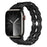 Black Bike Chain Link Silicone Watch Band for Apple Watch Compatible Models 38mm - 49mm On Sale