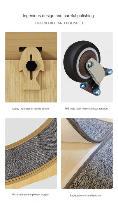 Exercise Wheel Indoor Silent Treadmill Made of Natural Solid Wood For Cats Or Small Dogs On Sale