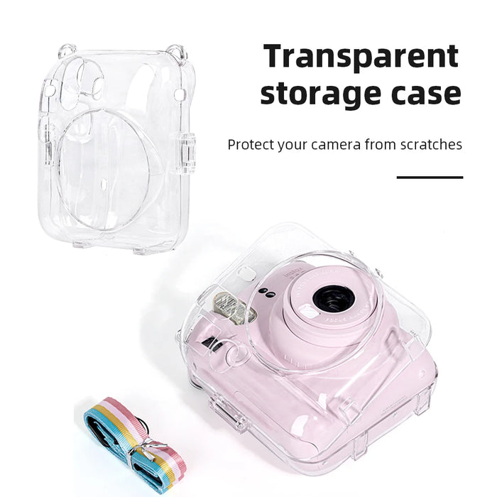Fujifilm Instax Mini 12 Camera Clear Case With Shoulder Strap On Sale