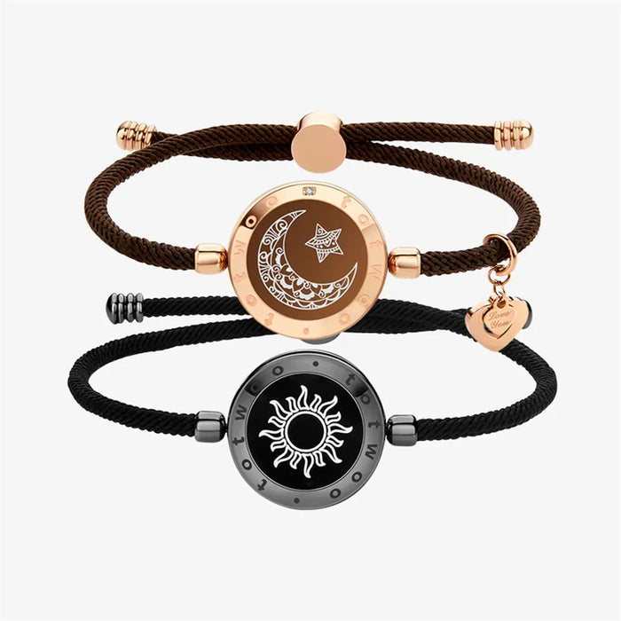Smart Long Distance Touch Bracelets  Light and Vibration Wristbands   Cloverbliss Co. | Unique Gifts & Gadgets