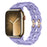 Purple Bike Chain Link Silicone Watch Band for Apple Watch Compatible Models 38mm - 49mm On Sale