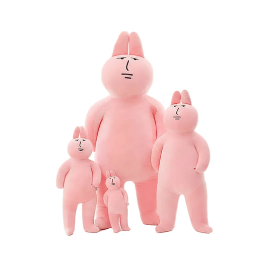 Pink Rabbit Friend Throw Pillow Plush Toy Soft Decorative Cushion Doll On Sale