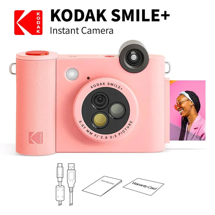 Kodak Smile+ 10MP Wireless Digital Instant Camera With Zink Inkless Printing On Sale