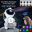 Astronaut LED Galaxy Star Projector Night Light with Bluetooth Speaker And Remote Control On Sale
