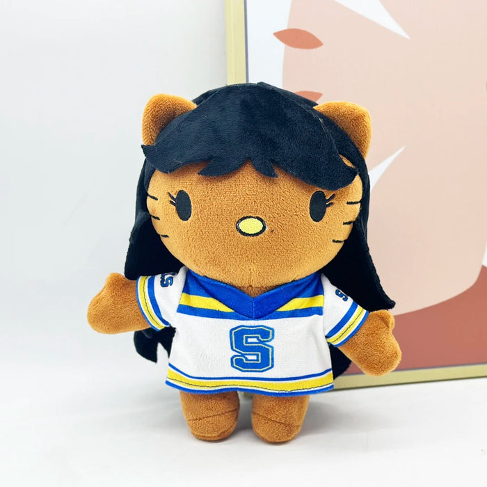 Hello Kitty Rapper Figure Icons Hiphop Fashion Fans Stuffed Soft Plush Toy Dolls Collection On Sale