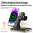 3-in-1 wireless charging stand for compatible smartphone, smartwatch and earbuds on sale