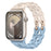 Blue Starlight Bike Chain Link Silicone Watch Band for Apple Watch Compatible Models 38mm - 49mm On Sale