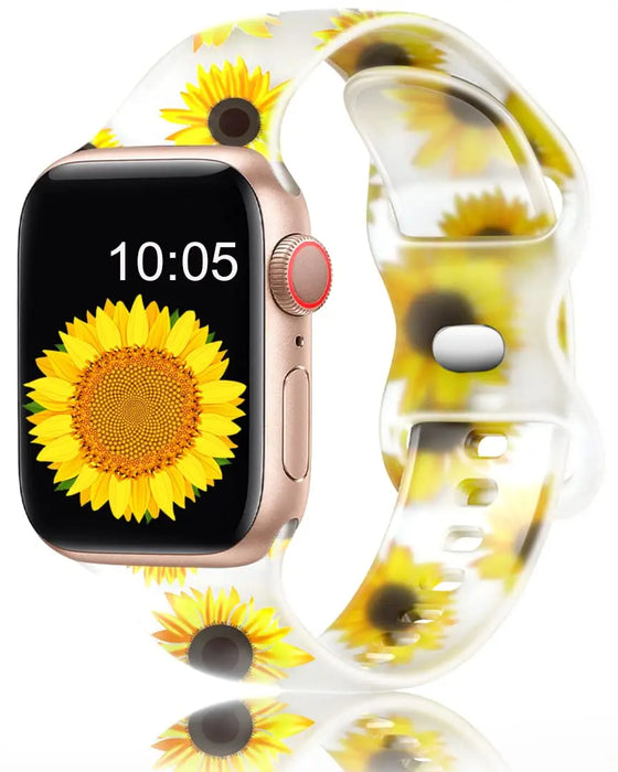 Sunflower Prints Strap for Apple Watch Band 38mm/40mm/42mm/44mm/45mm/49mm On Sale