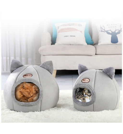 Indoor Two Ways Soft Winter Cat or Puppy Tent Bed On Sale