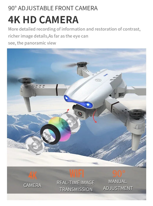 E99 Pro 4K 1080P Wide Angle HD Dual Camera GPS Drone