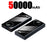 50000 mAh Mini Power Bank Fast Charging 120W Dual USB Ports For Mobile Smart Phones on Sale