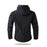 Black Men’s Waterproof Softshell Jacket with Fleece Lining – Hooded Outdoor Coat On Sale