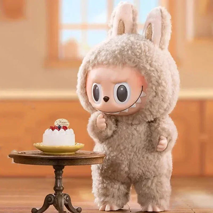 The Labubu Exciting Macaron Monsters Toffee Action Figure Plush Dolls Blind Box Collection On Sale