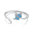 925 Sterling Silver Ocean Marine Life Manta Ray Fish Theme Open Rings Collection On Sale