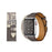 Double Etain Beton Genuine Leather Loop Apple Watch Band For iWatch Series On Sale
