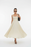 Elegant High-Waisted Squared Neckline Sleeveless A-line Sling Maxi Dress
