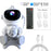 Moon Astronaut LED Galaxy Star Projector Night Light with Bluetooth Speaker And Remote Control On Sale
