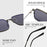 3 in 1 Lightweight Titanium Frame Eyeglasses With Magnetic Clip Polarized Sunglasses Set On Sale
