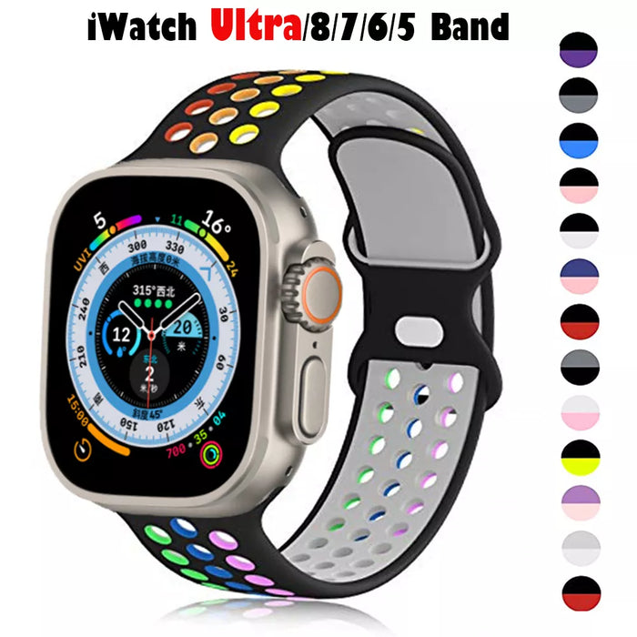 Silicone Sport Band for Apple Watch Strap On Sale