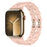 Pink Bike Chain Link Silicone Watch Band for Apple Watch Compatible Models 38mm - 49mm On Sale