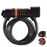 Bicycle Steel Cable Lock With Resettable 5-Digit Combination Dial And Tail Light On Sale
