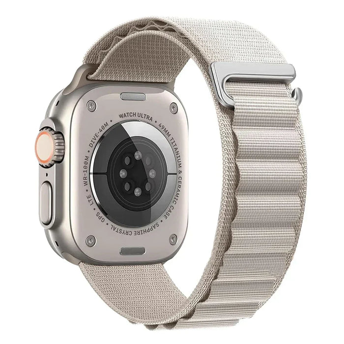 Starlight White Alpine Loop Collection For Apple Watch Series On Sale