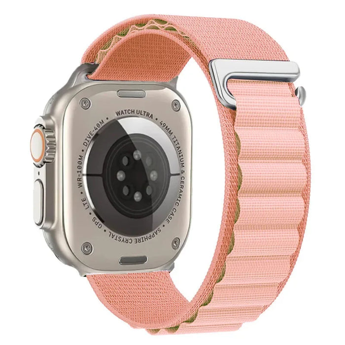 Pink Alpine Loop Collection For Apple Watch Series On Sale