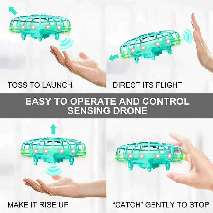 Mini UFO Hand Sensing Induction RC Drone on Sale