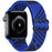 Black Blue Hermes Style Scrunchie Watch Strap For Apple Watch Band Series 49mm, 45mm, 44mm, 42mm, 41mm, 40mm, 38mm On Sale