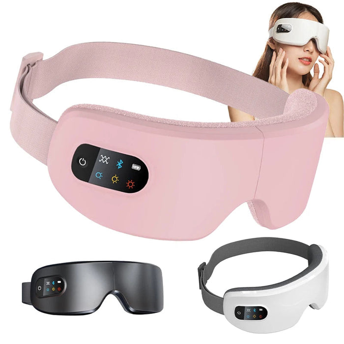 4D Smart Eye Massager with Heat Compression Bluetooth Music On Sale