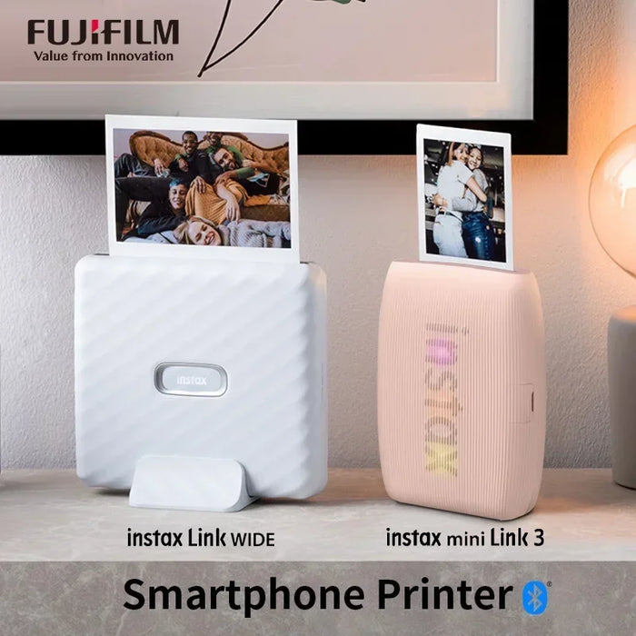 Fujifilm Instax Link WIDE/ Mini Link 3 Bluetooth Instant Photo Printer For Instax Mini Film – Portable Smartphone Printer (Multiple Colors) On Sale