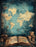 Vintage Treasure Map Canvas Print Nautical Treasure Map Wall Decor Ocean Theme Poster On Sale