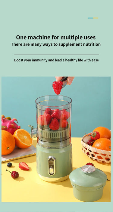 600ml Portable USB Rechargeable Automatic Fresh Juice Extractor Electric Juicer On Sale