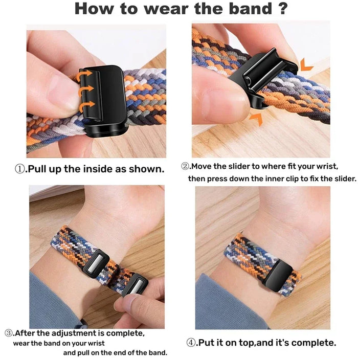 How To Wear The Braided Solo Loop Apple Watch Bracelet With Double-sided Magnetic Clasp