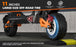 H9 Master 6000W Dual Motor 50mph 60V 30AH 11'' Off Road Tires High-performance Foldable Electric Scooters For Adults On Sale