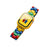 Colourful brick-style resin watch band with matching protective case compatible with Apple Watch 38mm–49mm on sale