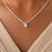Classic VVS1 Moissanite Diamond  Platinum Plated  s925 Sterling Silver Crown Necklaces On Sale