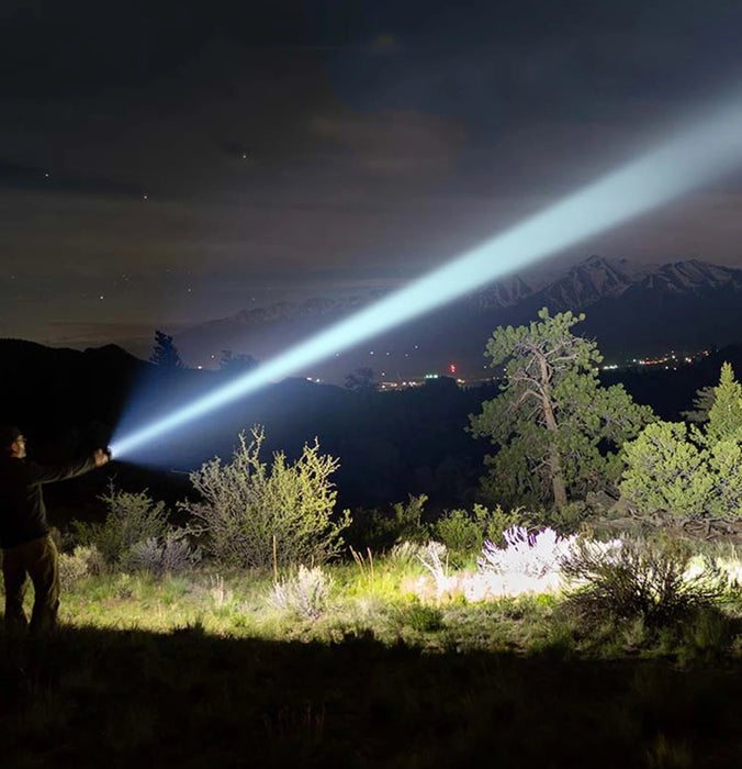 LED Zoomable Handheld Flashlight For Outdoors On Sale
