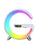 Smart Wireless Phone Charger with Bluetooth 5.0 Dual Speakers LED Alarm Clock and Atmosphere Night Light Lamp On Sale