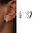 925 Sterling Silver Ocean Marine Life Theme Starfish Hoop Earrings Collection On Sale