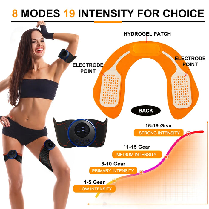 Wireless EMS Workouts Stimulator Smart Body Toning Trainer On Sale