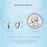 925 Sterling Silver Ocean Marine Life Theme Starfish Hoop Earrings Collection On Sale