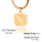 12 Constellation Capricornus Zodiac Square Medallion Pendant Snake Chain Necklaces On Sale