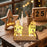 Winter Wonderland Candle Holder DIY Wooden Christmas Desktop Ornaments Home Decoration On Sale