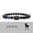 Aries Black Obsidian Zodiac Constellation Charm Black Onyx Natural Stone Bead Bracelet For Women And Men On Sale
