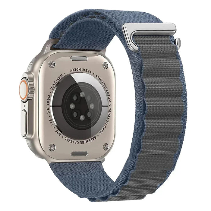 New Blue Alpine Loop Collection For Apple Watch Series On Sale